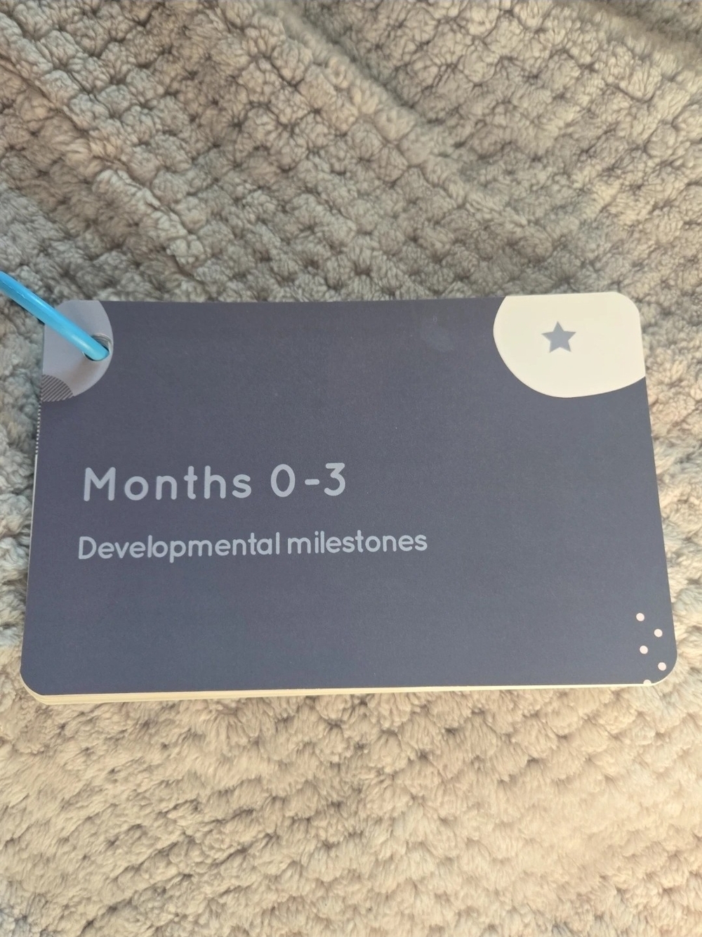 Curious Baby Milestone Activity Card Set 0-12 Months EUC